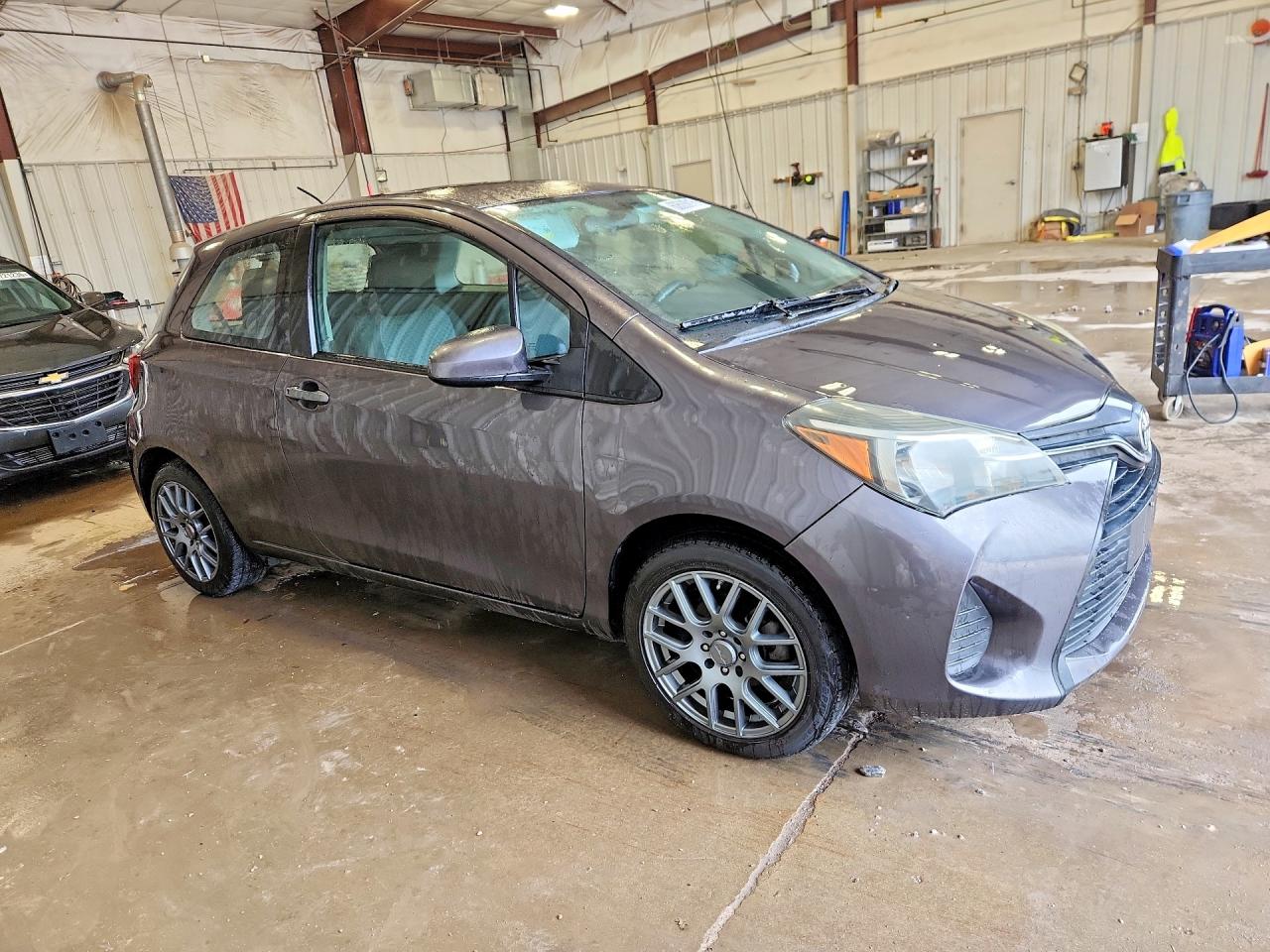 2015 Toyota Yaris 3-door L Gray vin: VNKJTUD32FA021742