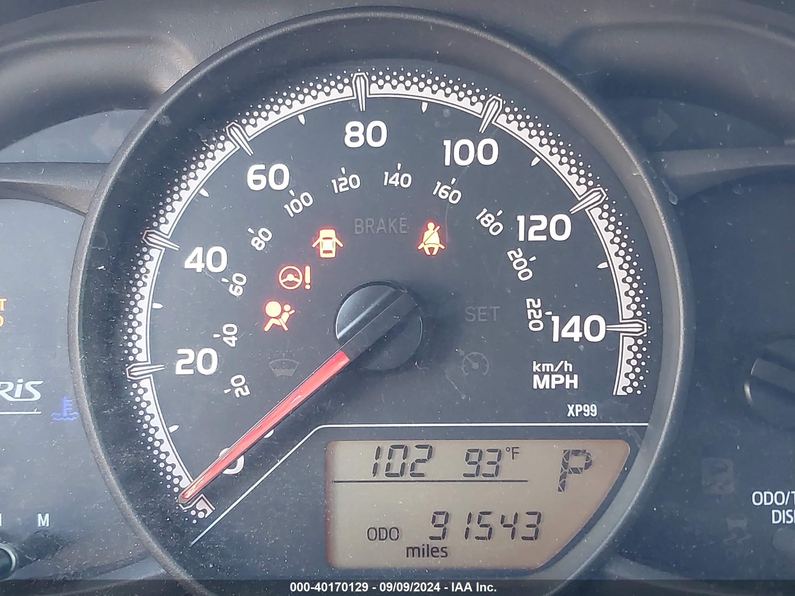 2015 Toyota Yaris L Gray vin: VNKKTUD33FA040384