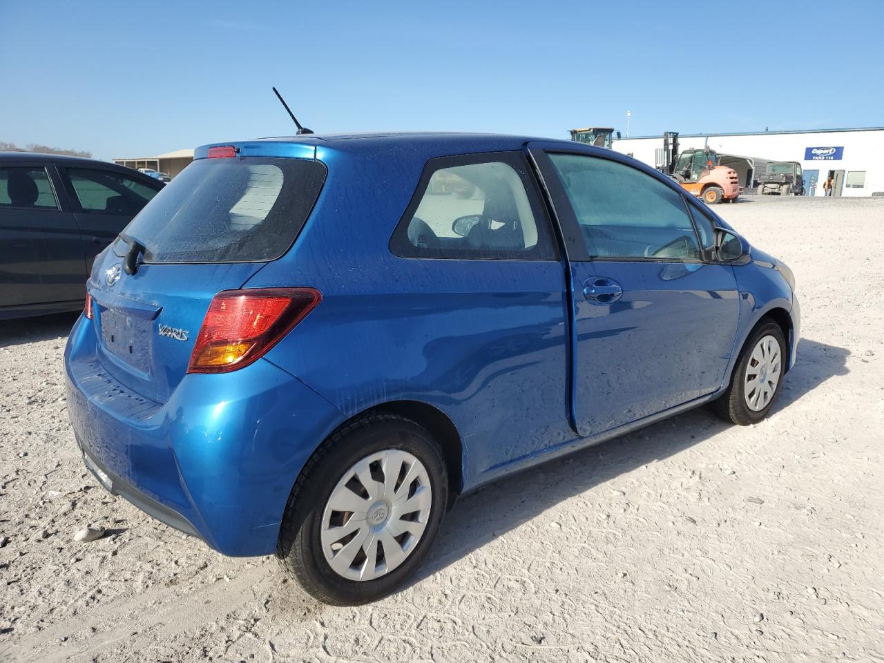 2015 Toyota Yaris Blue vin: VNKJTUD34FA042687
