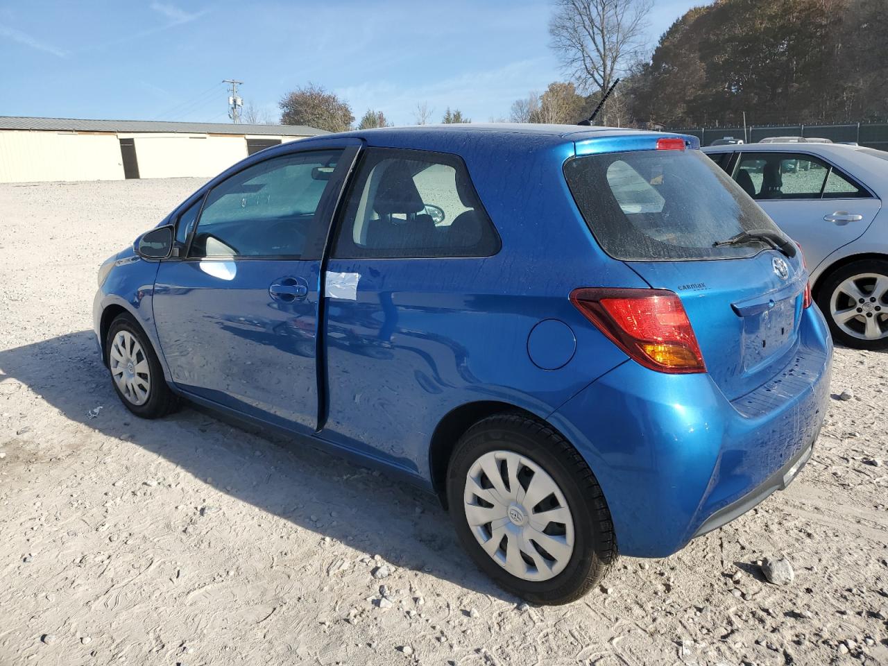 2015 Toyota Yaris Blue vin: VNKJTUD34FA042687