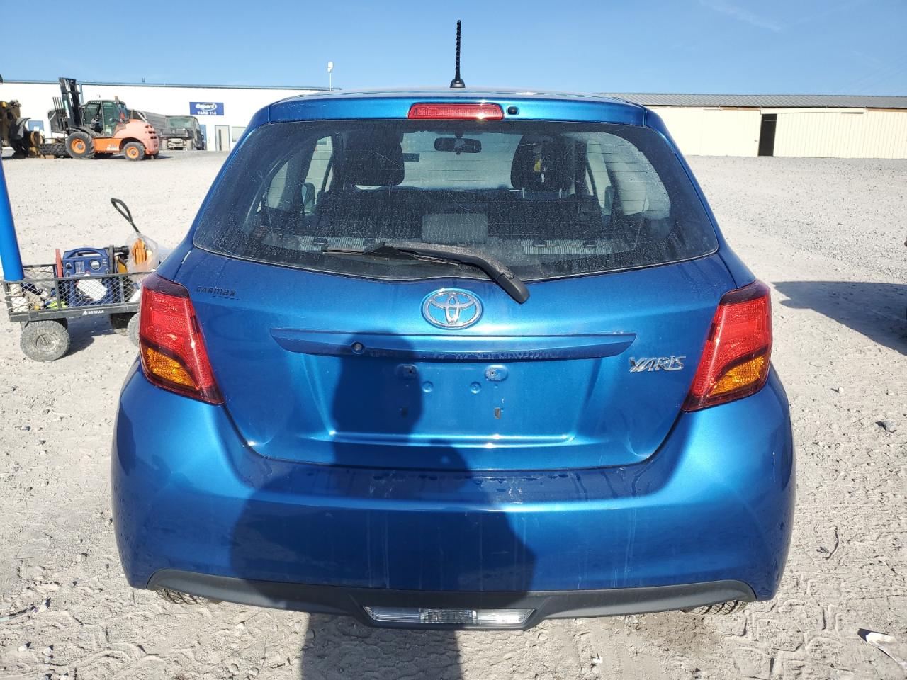 2015 Toyota Yaris Blue vin: VNKJTUD34FA042687