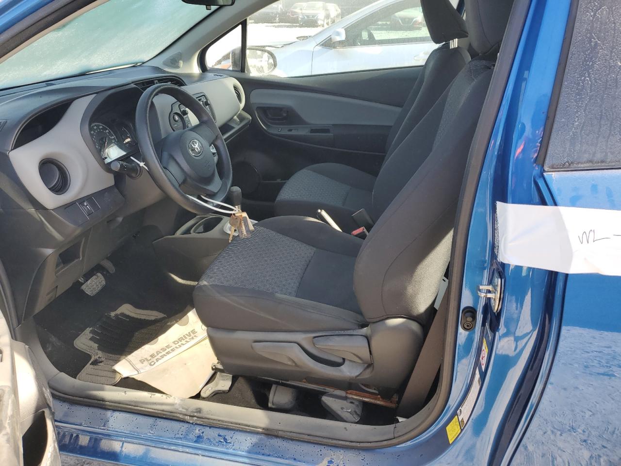 2015 Toyota Yaris Blue vin: VNKJTUD34FA042687
