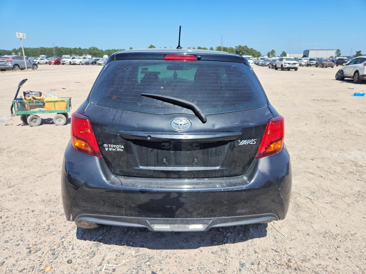 2015 Toyota Yaris 3-door L Black vin: VNKJTUD36FA044361