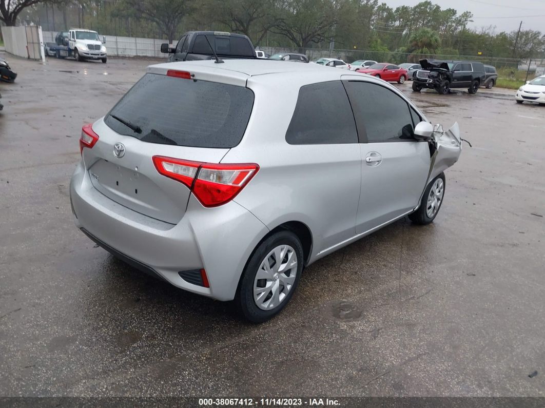2018 Toyota Yaris L Gray vin: VNKJTUD36JA096615