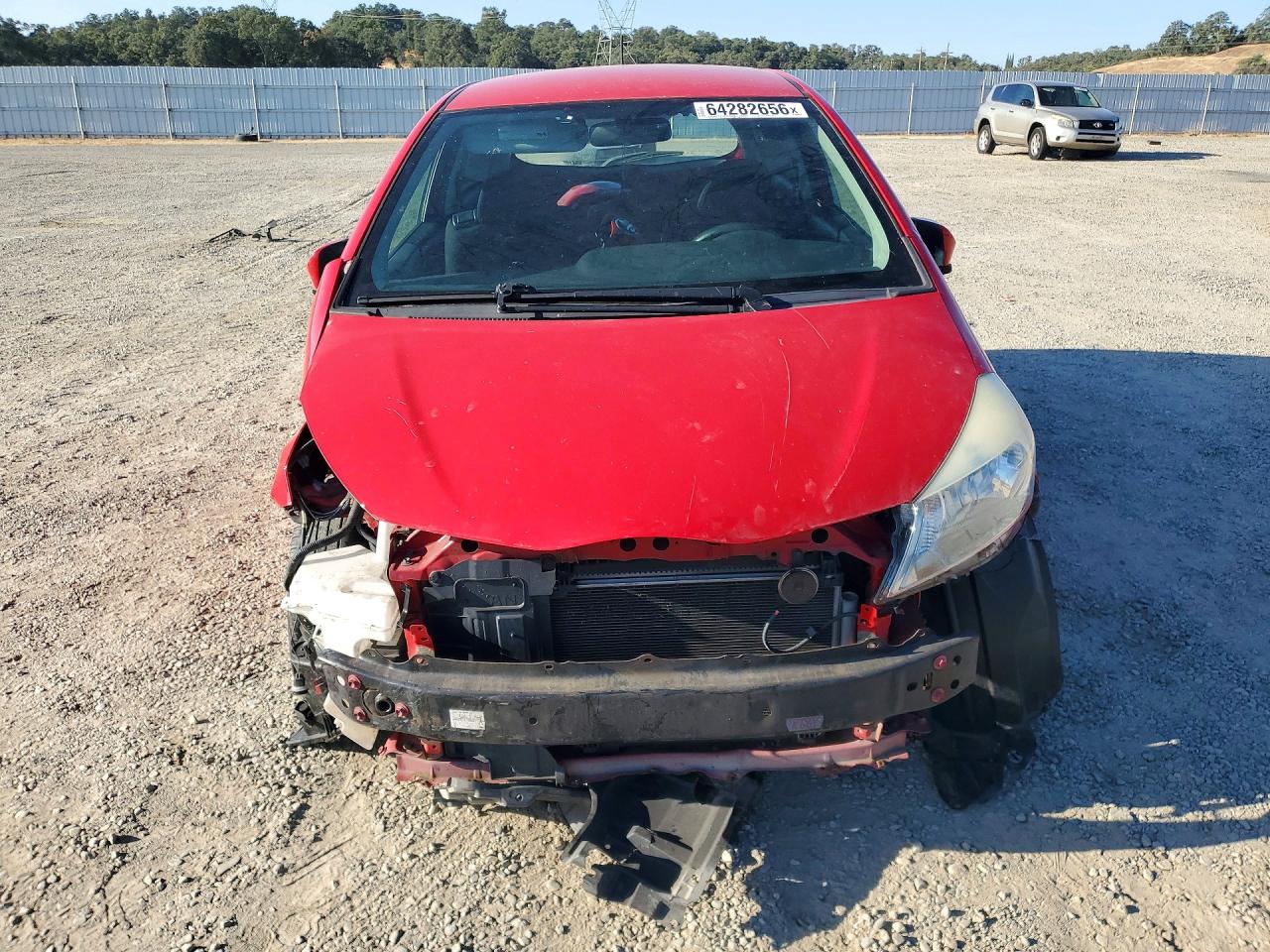 2014 Toyota Yaris 3-door L Fleet Red vin: VNKJTUD37EA008578