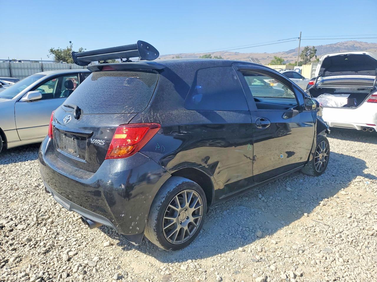 2015 Toyota Yaris 3-door L Black vin: VNKJTUD3XFA022735