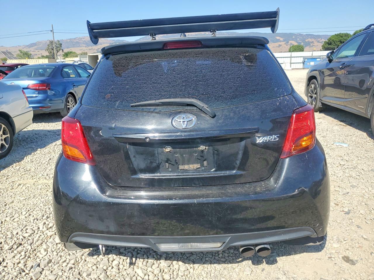 2015 Toyota Yaris 3-door L Black vin: VNKJTUD3XFA022735