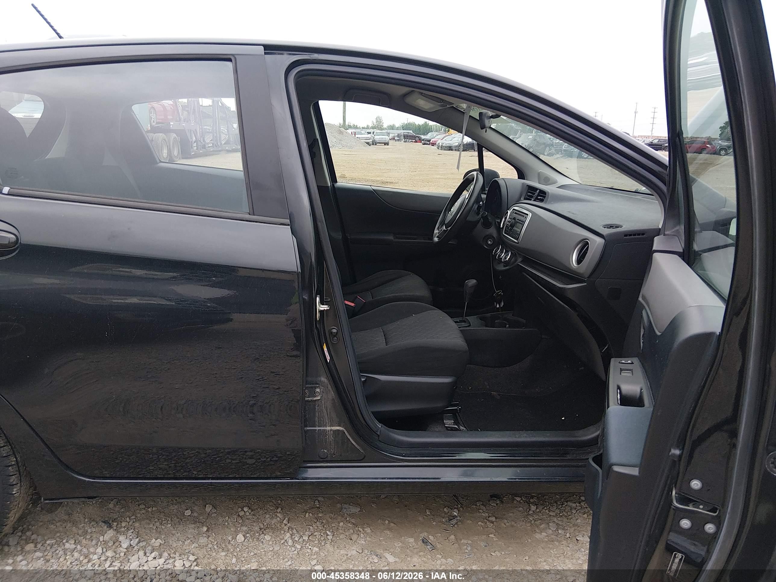 2014 Toyota Yaris Le (tmmf Plant) Black vin: VNKKTUD30EA001430