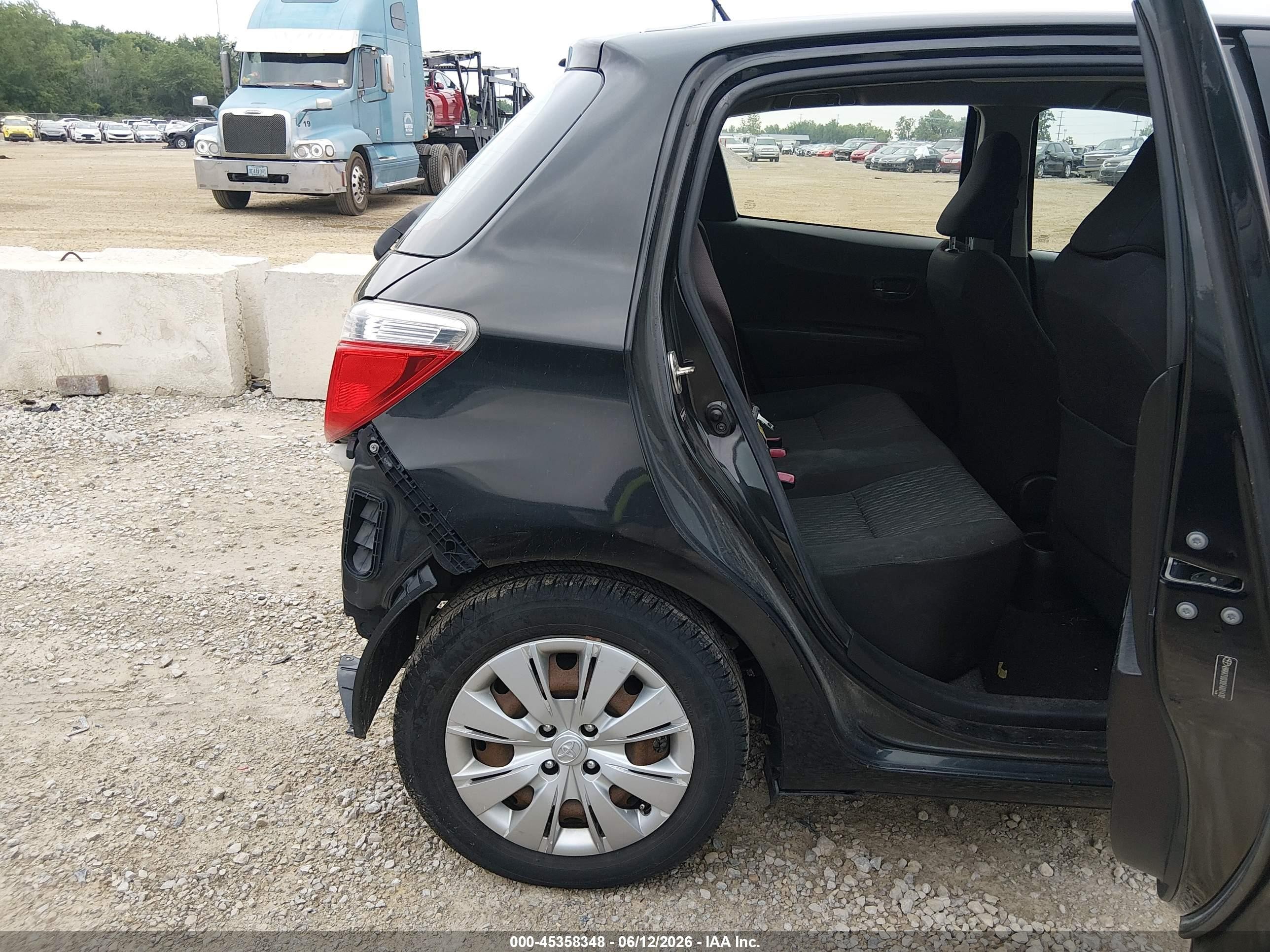 2014 Toyota Yaris Le (tmmf Plant) Black vin: VNKKTUD30EA001430