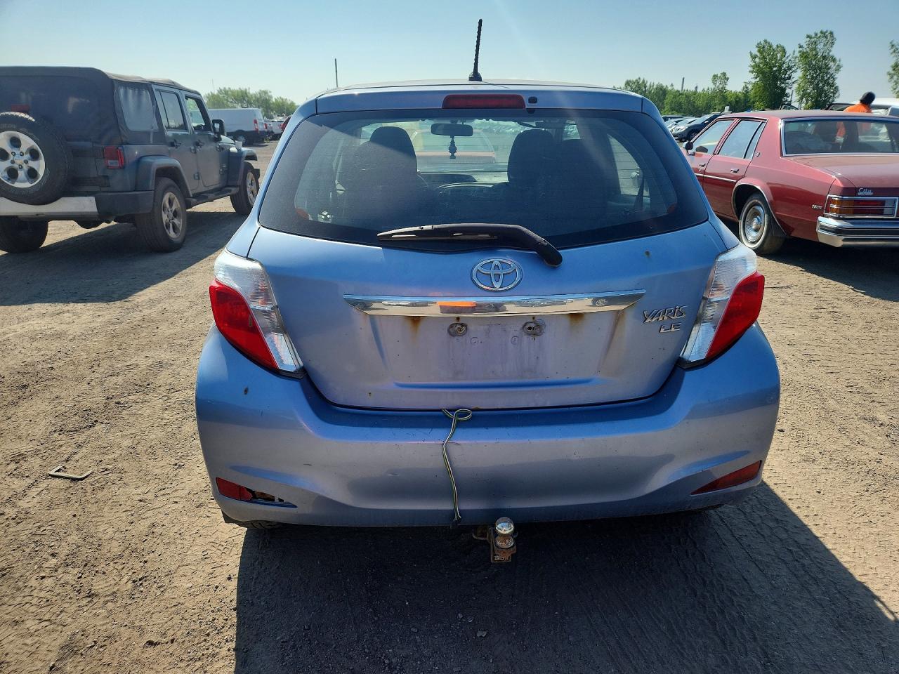 2014 Toyota Yaris 5-door L Blue vin: VNKKTUD31EA002053