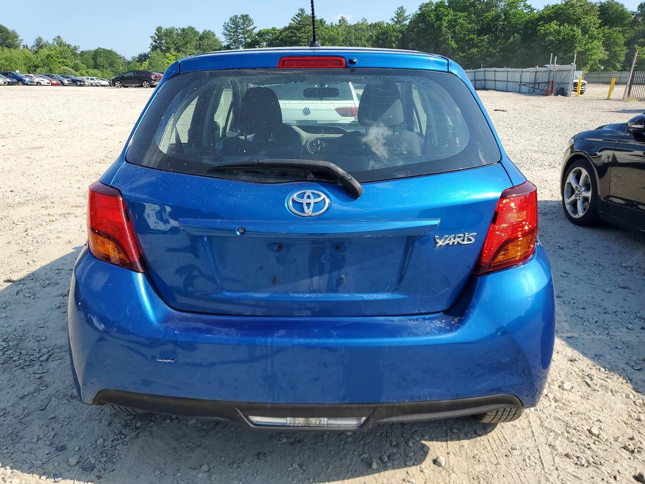 2015 Toyota Yaris 5-door L Blue vin: VNKKTUD31FA022143