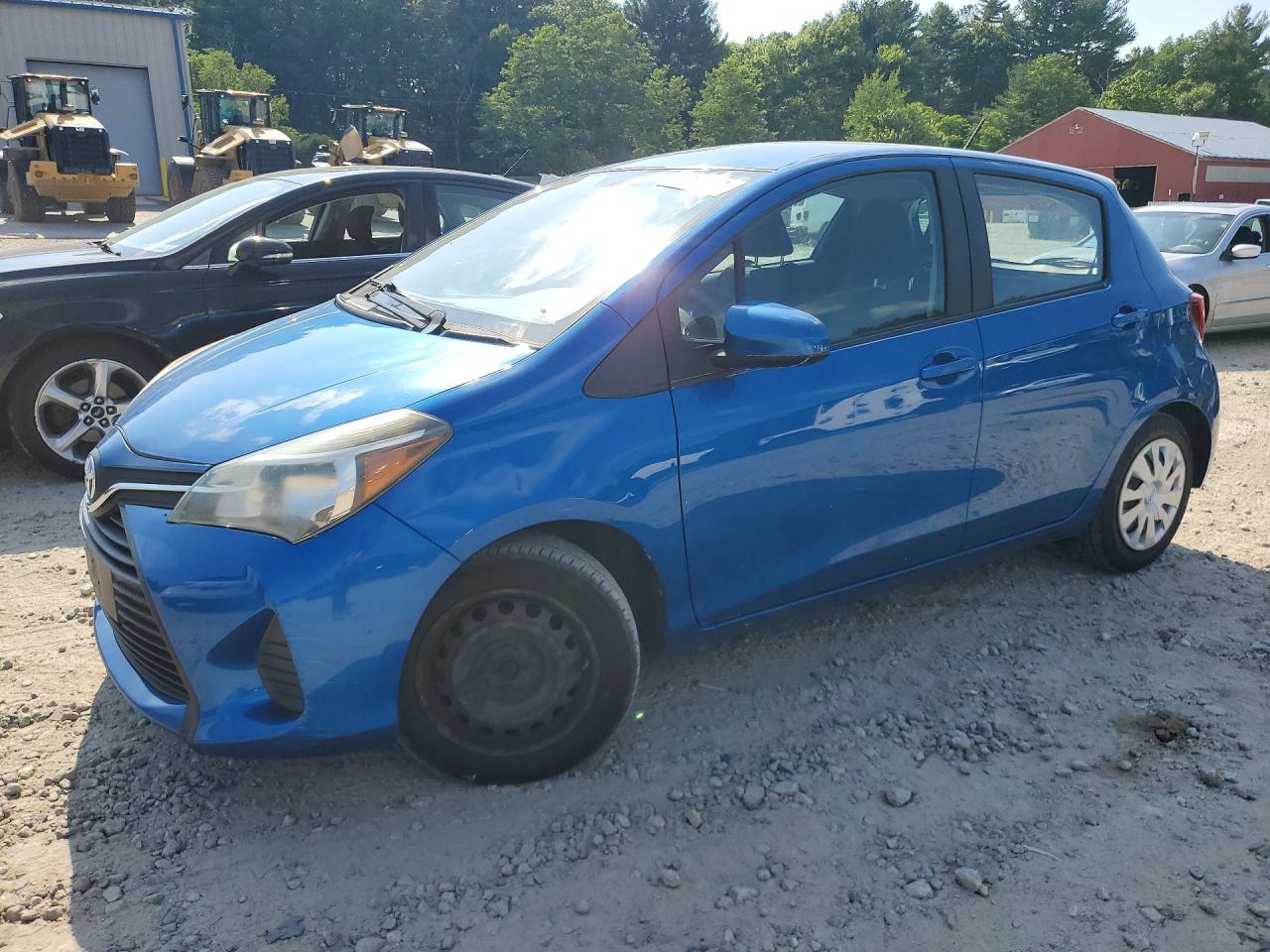 2015 Toyota Yaris 5-door L Blue vin: VNKKTUD31FA022143