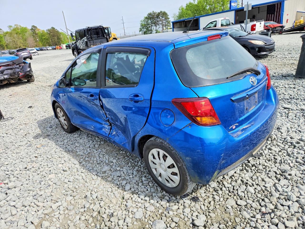 2015 Toyota Yaris 5-door L Blue vin: VNKKTUD32FA024662