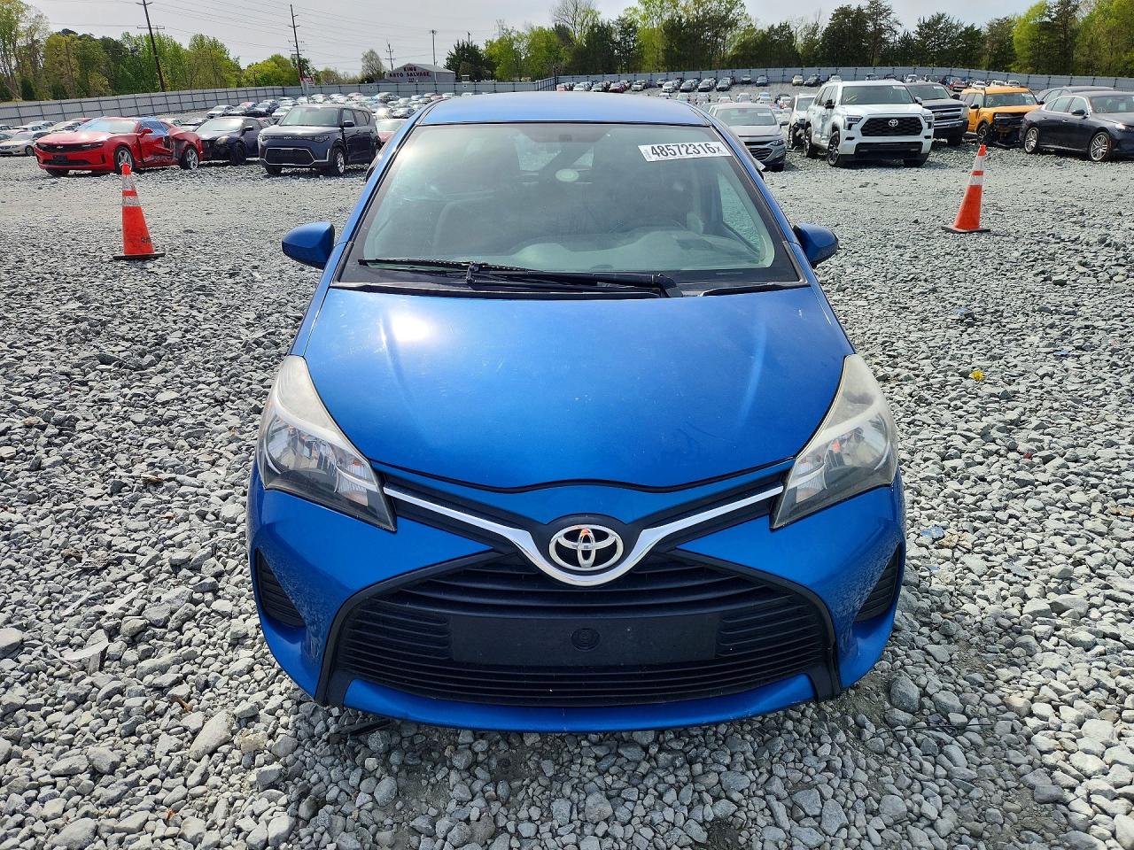 2015 Toyota Yaris 5-door L Blue vin: VNKKTUD32FA024662