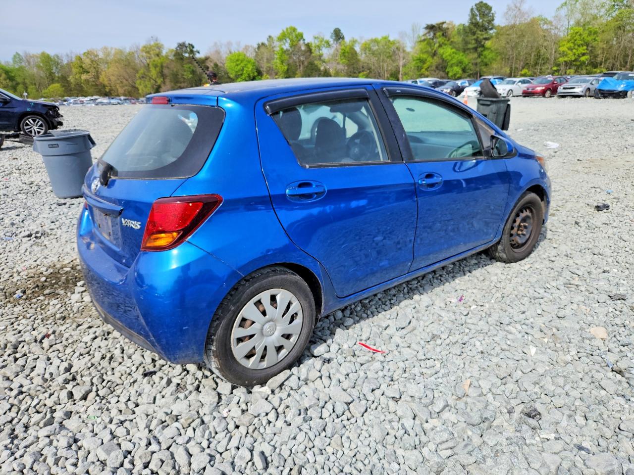 2015 Toyota Yaris 5-door L Blue vin: VNKKTUD32FA024662