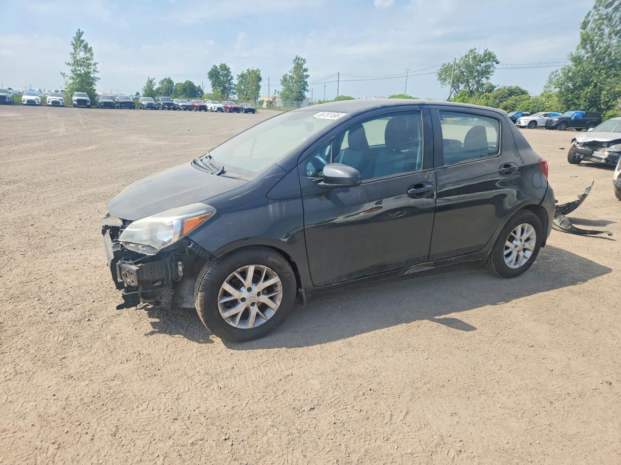 2017 Toyota Yaris 5-door L Black vin: VNKKTUD33HA078751