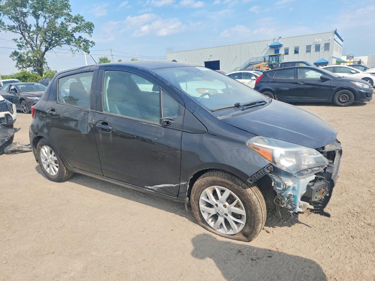 2017 Toyota Yaris 5-door L Black vin: VNKKTUD33HA078751