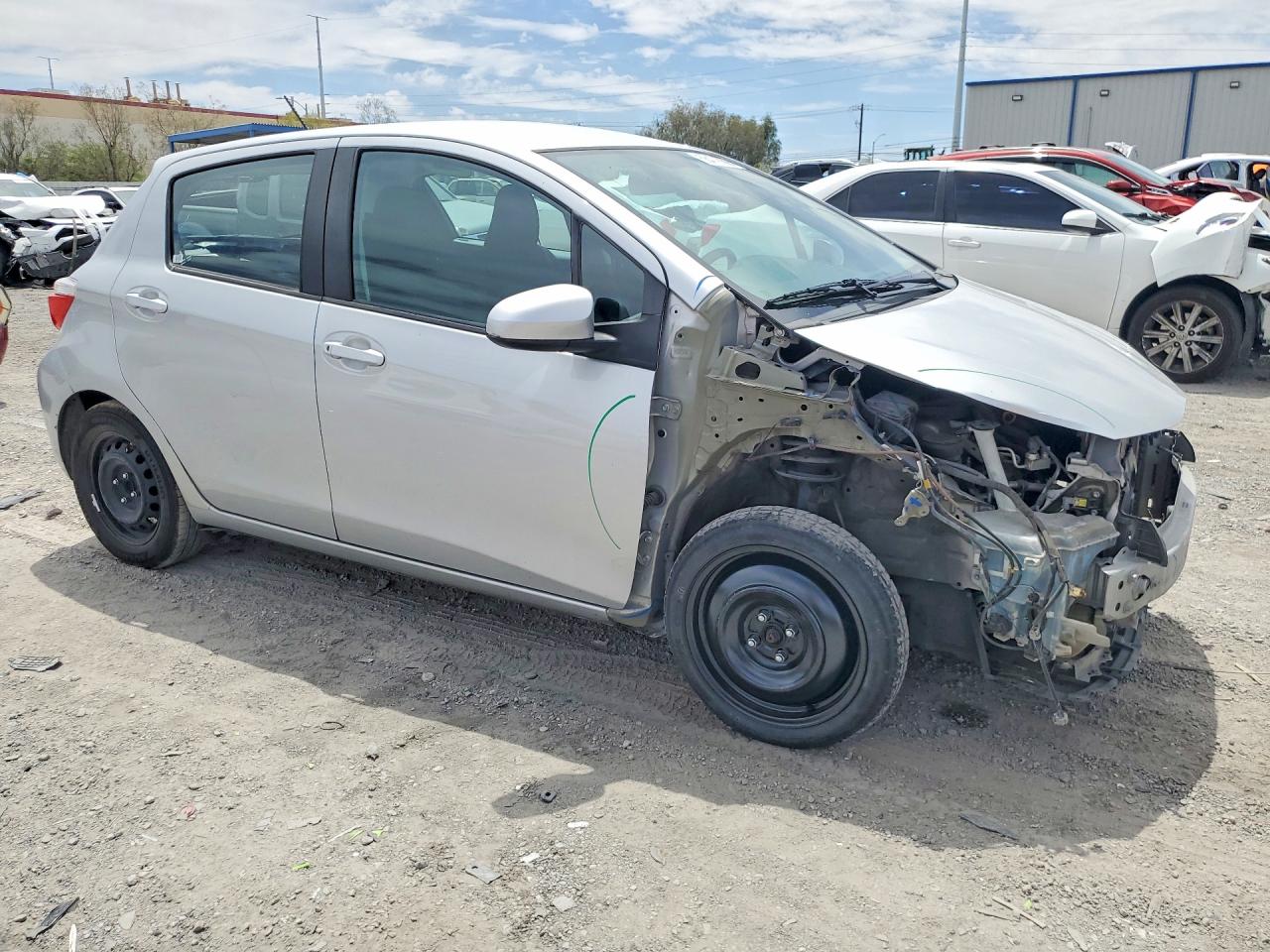 2014 Toyota Yaris 5-door L Fleet Silver vin: VNKKTUD34EA011085