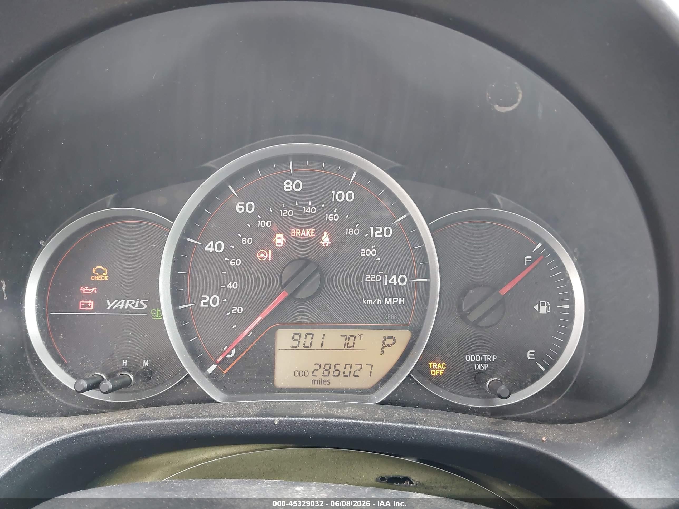 2014 Toyota Yaris L (tmmf Plant) Синий vin: VNKKTUD35EA006980