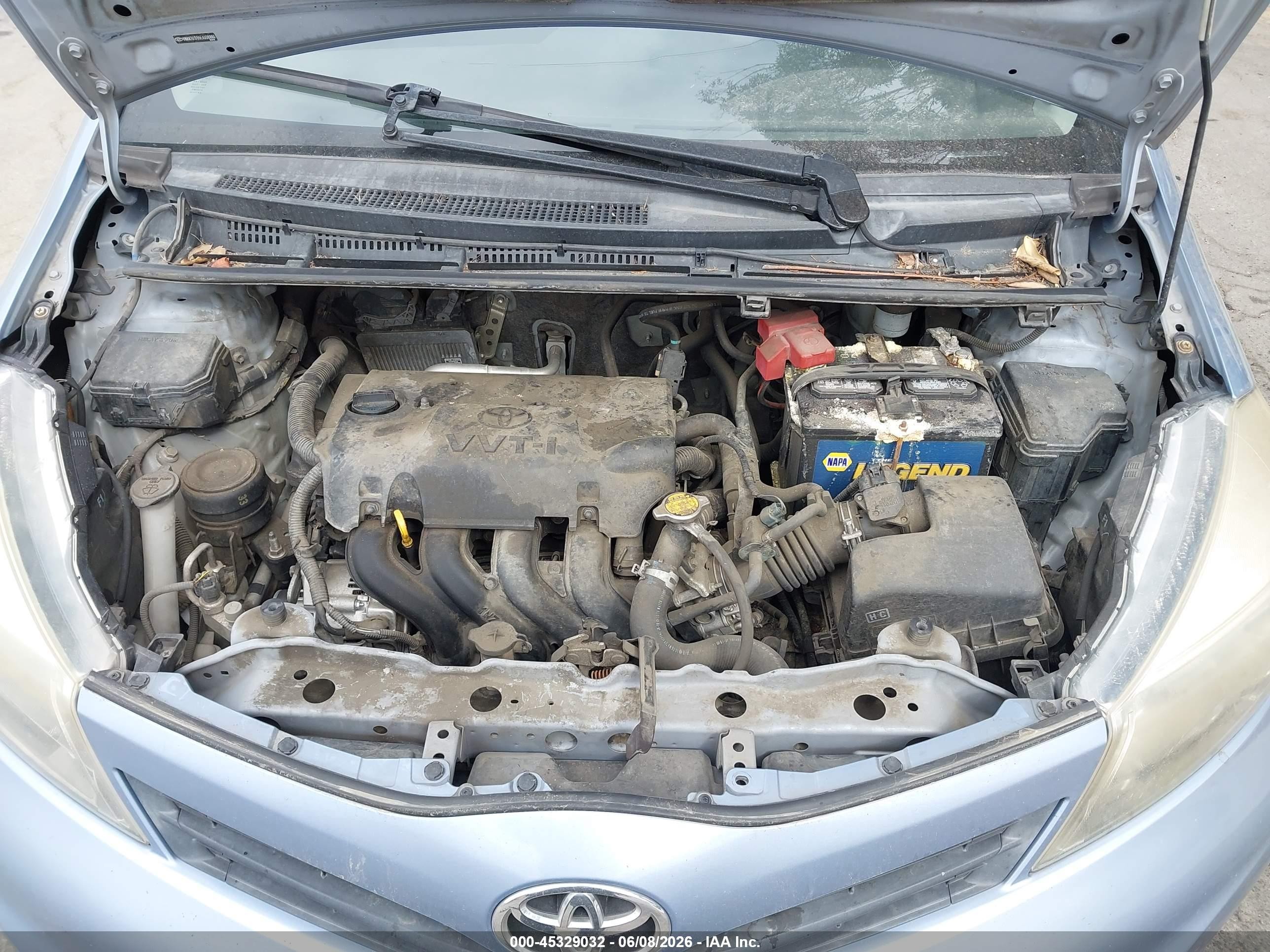 2014 Toyota Yaris L (tmmf Plant) Синий vin: VNKKTUD35EA006980