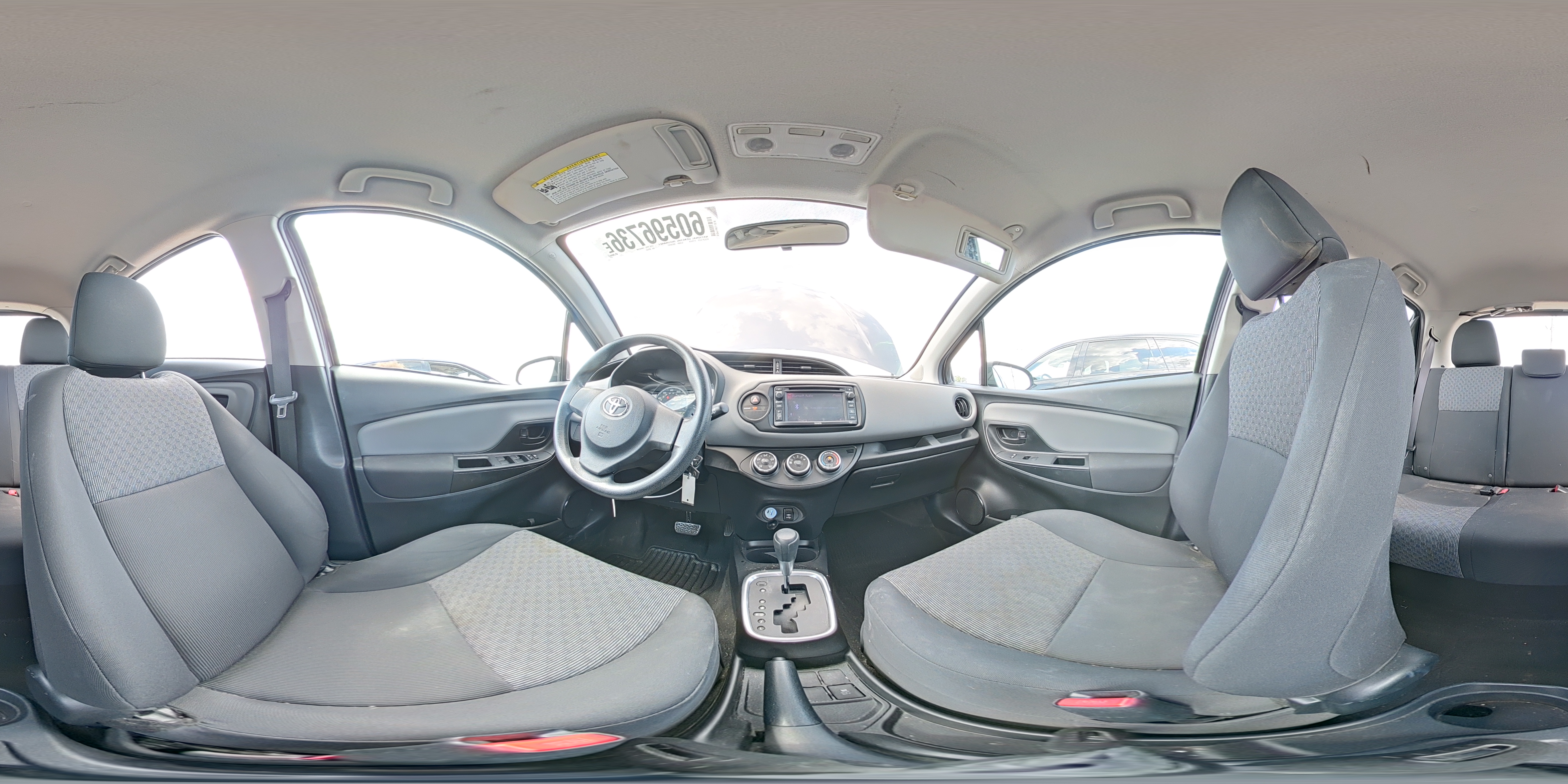2015 Toyota Yaris 5-door L Gray vin: VNKKTUD35FA026888