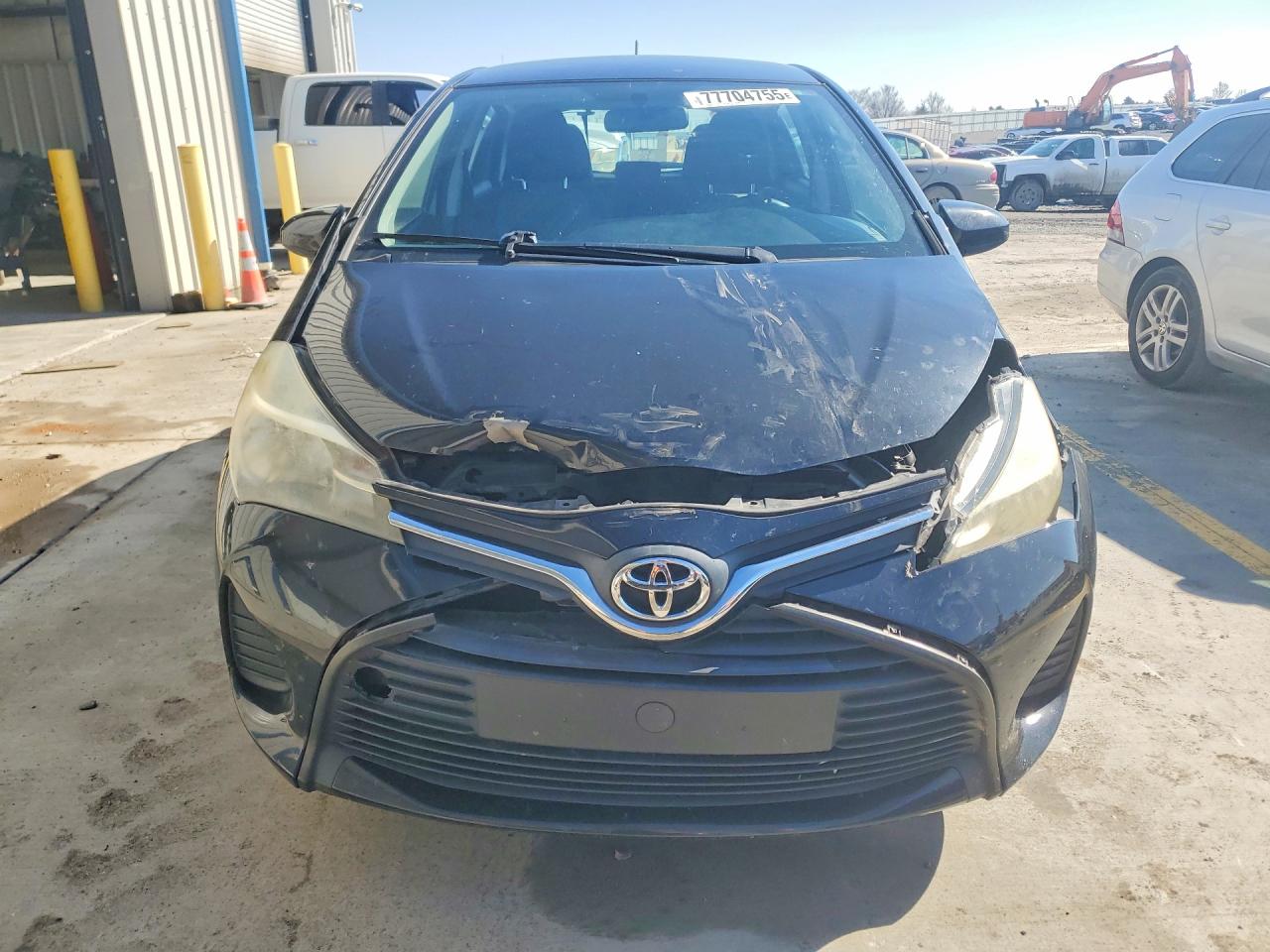 2015 Toyota Yaris Black vin: VNKKTUD36FA022817