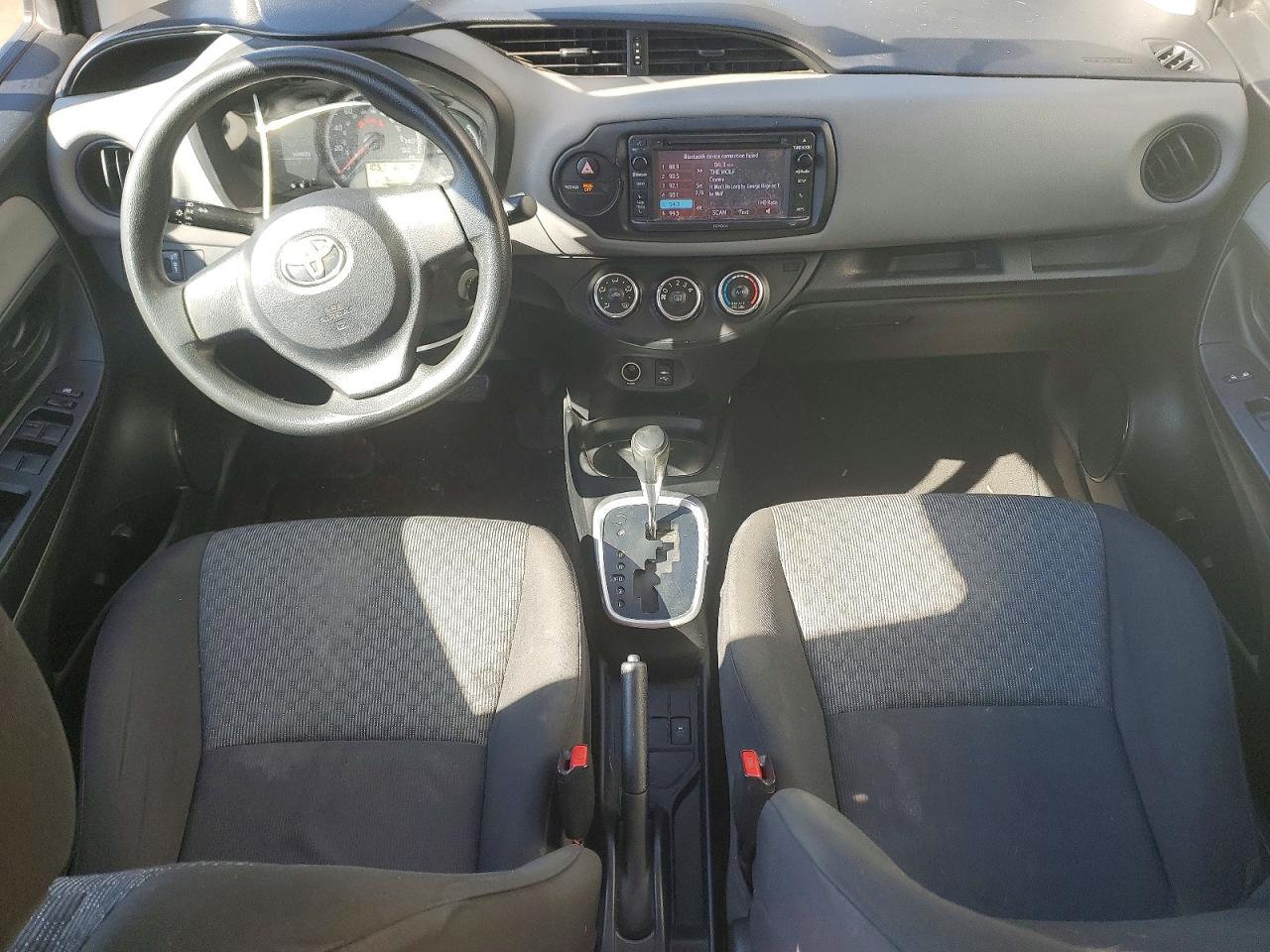2015 Toyota Yaris Black vin: VNKKTUD36FA022817