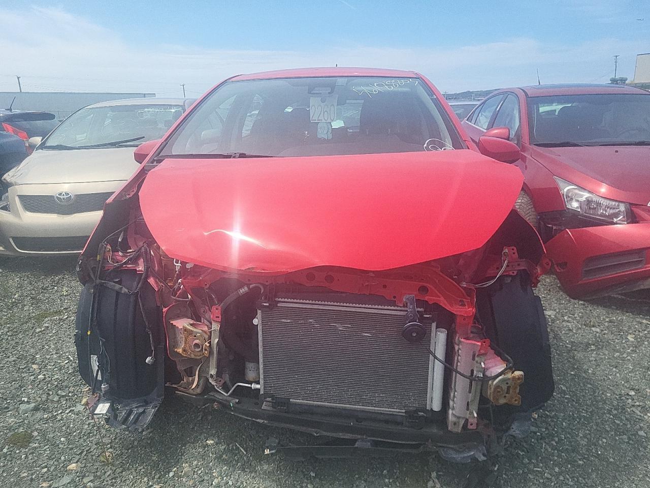 2018 Toyota Yaris L Red vin: VNKKTUD36JA089037