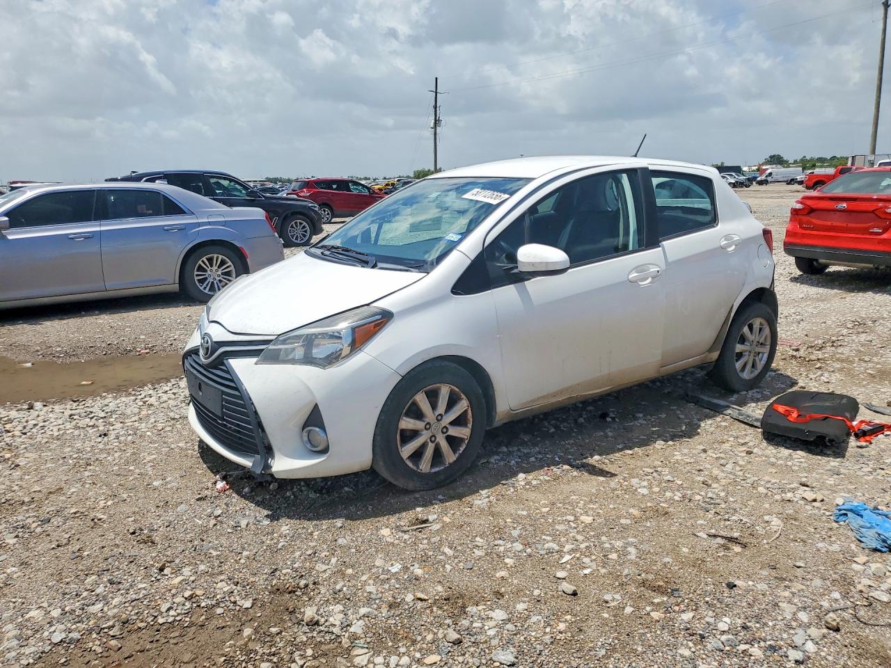 2015 Toyota Yaris 5-door Le White vin: VNKKTUD37FA037813
