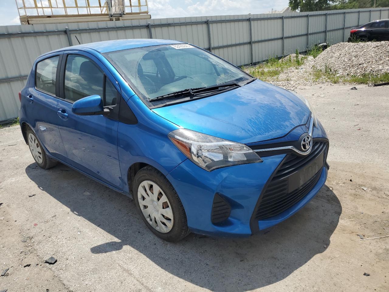2015 Toyota Yaris Blue vin: VNKKTUD38FA021751