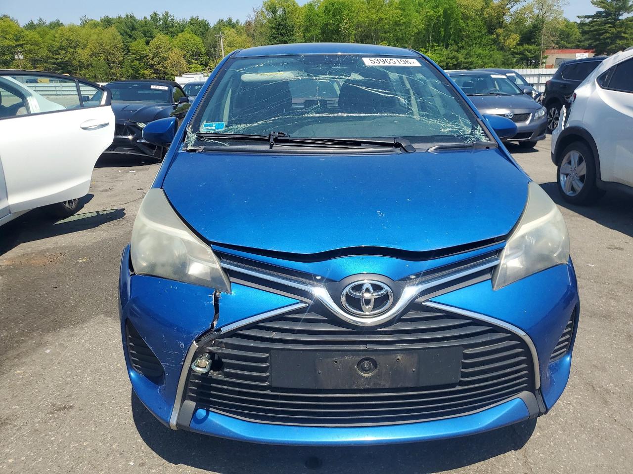 2015 Toyota Yaris 5-door Le Blue vin: VNKKTUD38FA050070