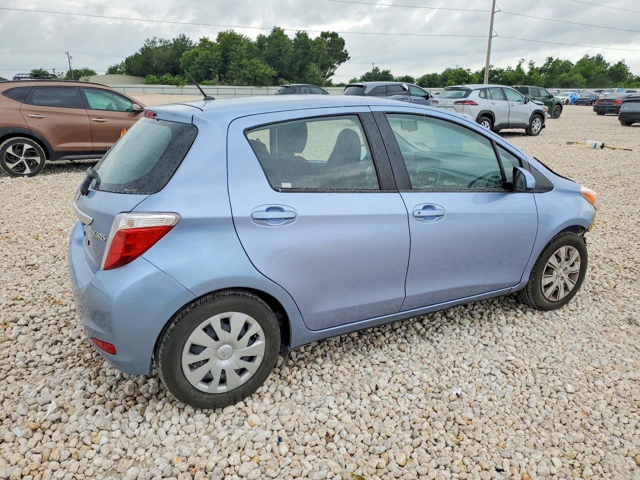 2014 Toyota Yaris 5-door L Fleet Blue vin: VNKKTUD39EA007534