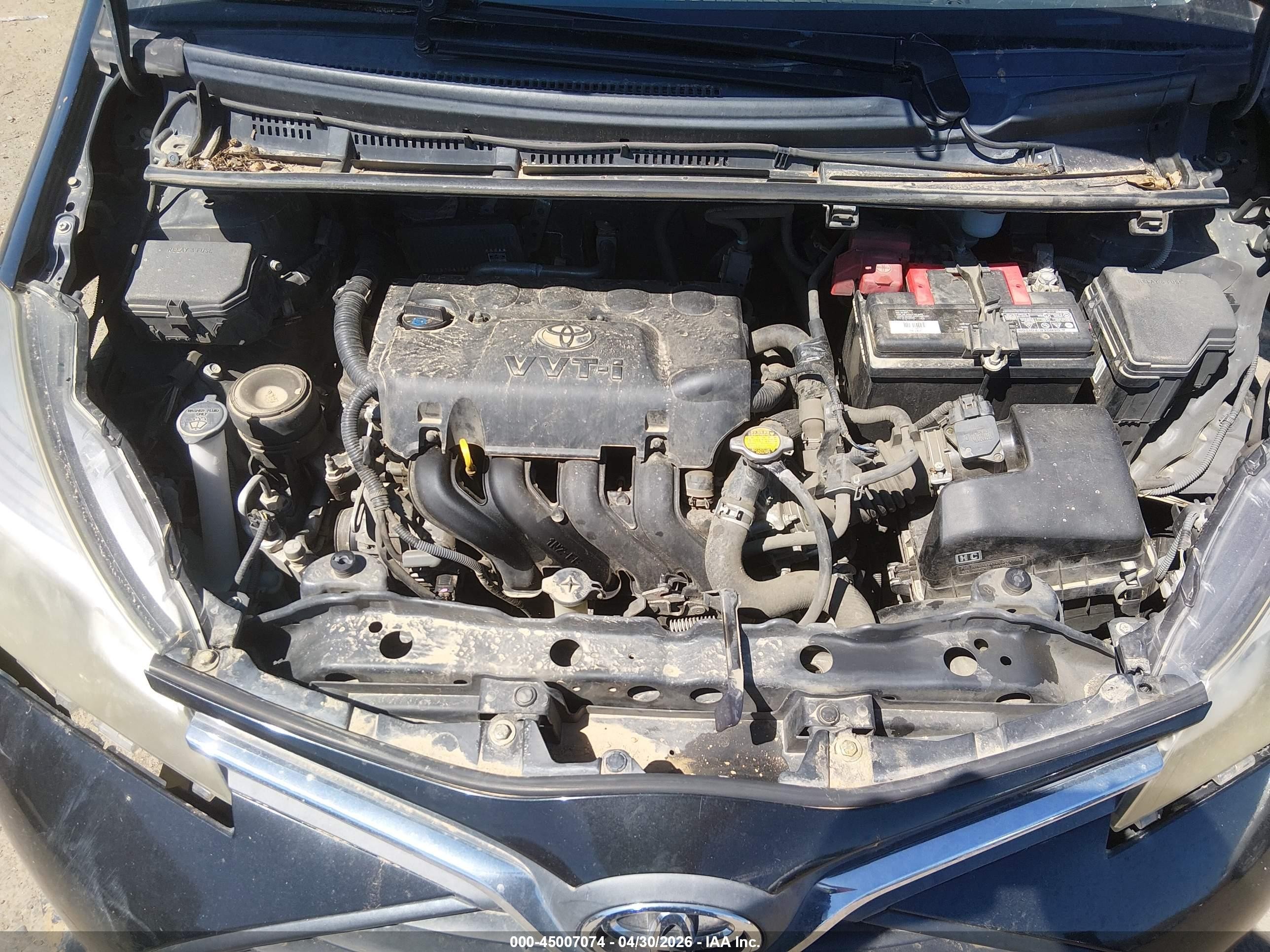 2015 Toyota Yaris L/le/se Черный vin: VNKKTUD39FA039353