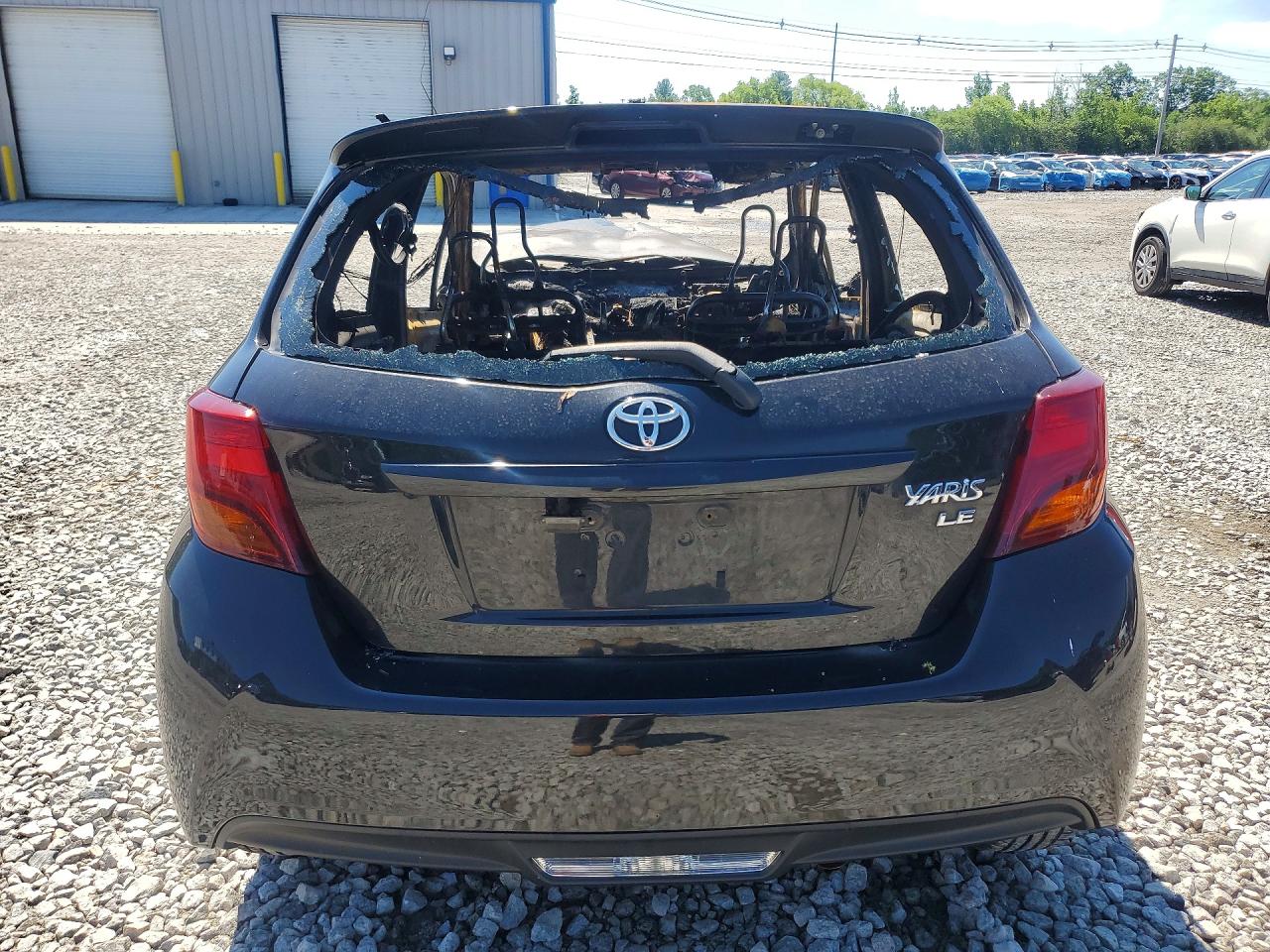 2015 Toyota Yaris 5-door Le Black vin: VNKKTUD3XFA024862