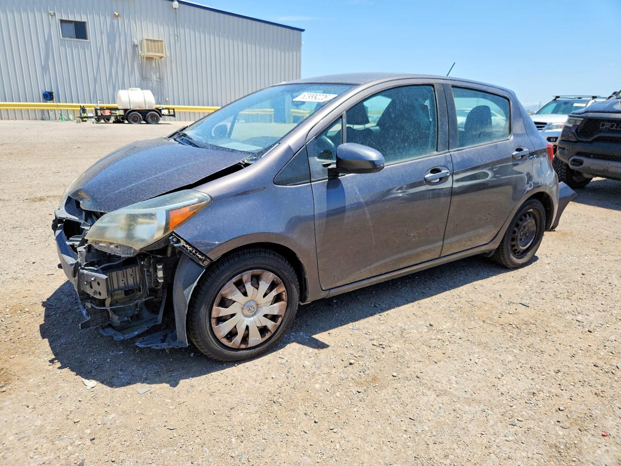 2015 Toyota Yaris 5-door L Charcoal vin: VNKKTUD3XFA052323