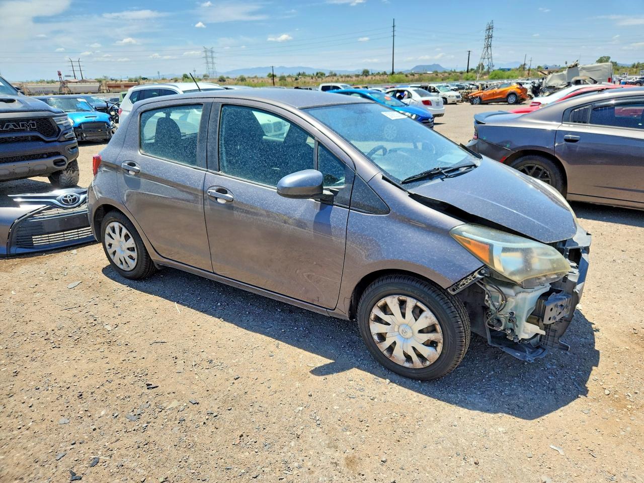 2015 Toyota Yaris 5-door L Charcoal vin: VNKKTUD3XFA052323