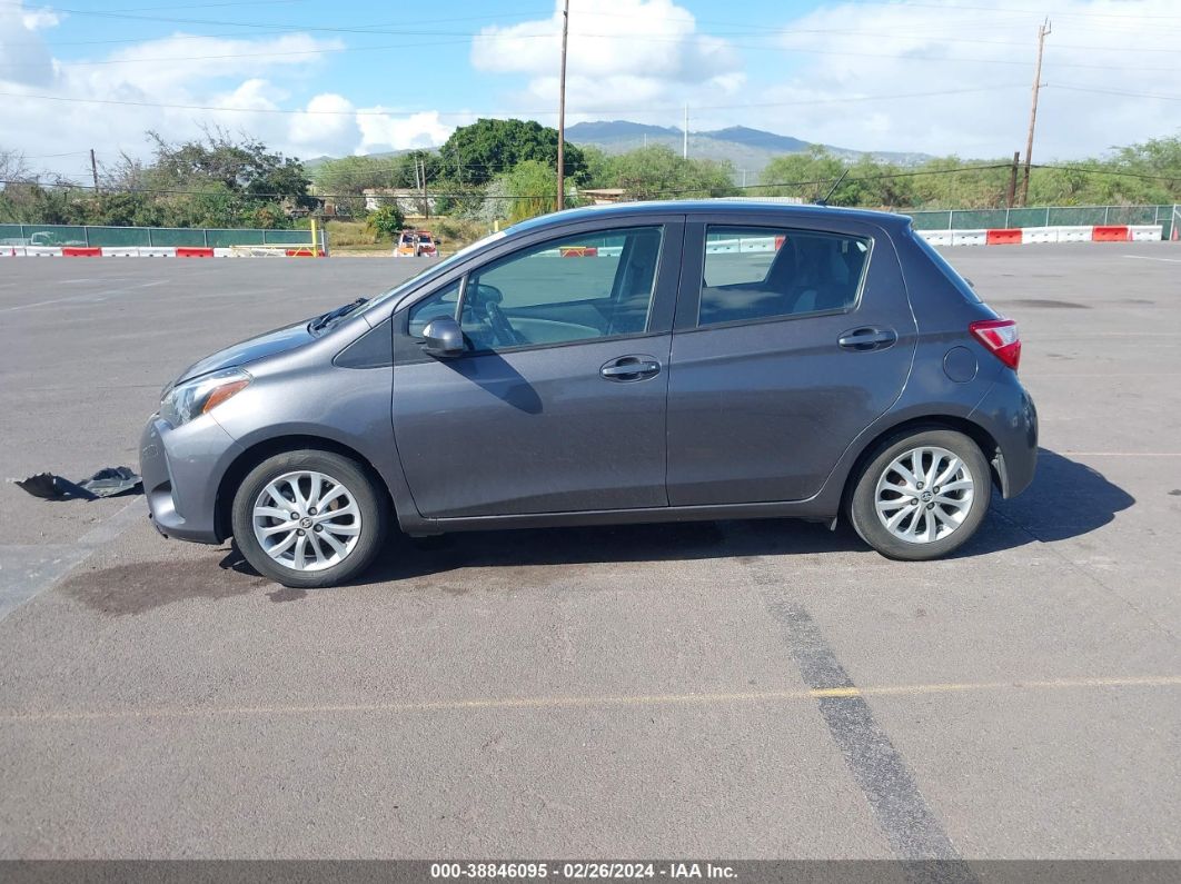 2018 Toyota Yaris L/le/se Gray vin: VNKKTUD3XJA099117