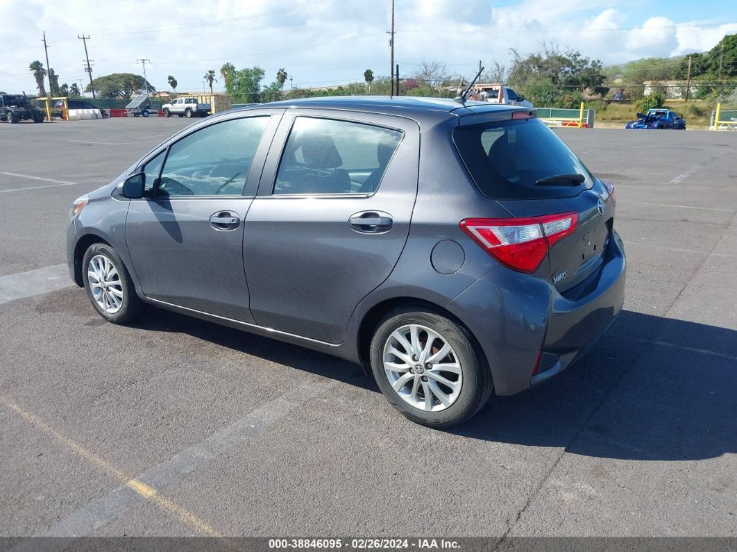 2018 Toyota Yaris L/le/se Gray vin: VNKKTUD3XJA099117