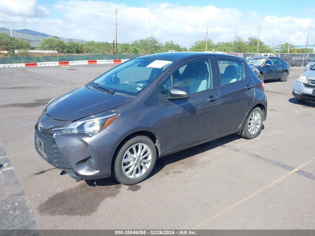 2018 Toyota Yaris L/le/se Gray vin: VNKKTUD3XJA099117