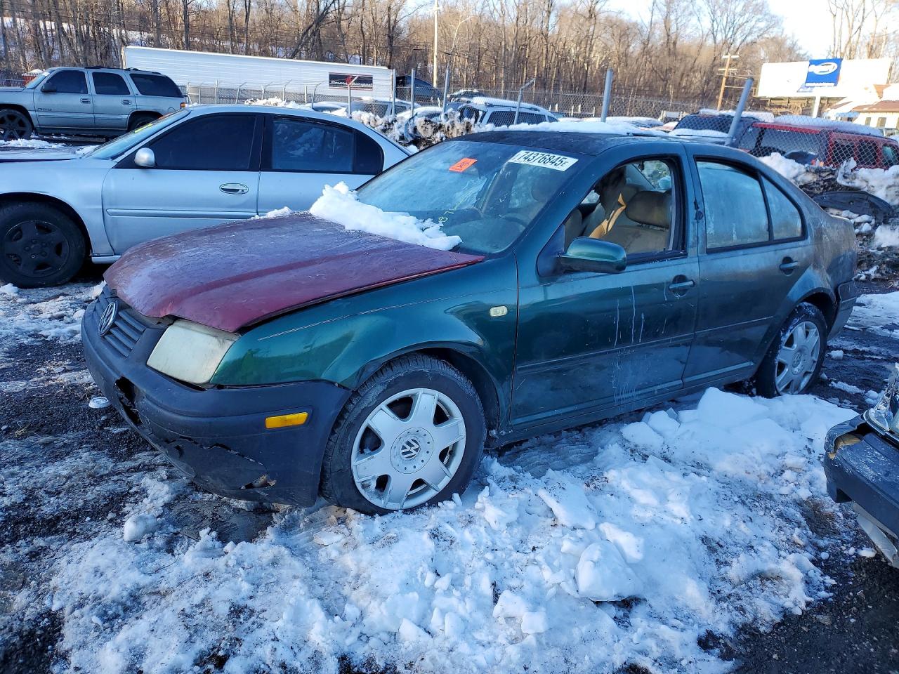 2000 Volkswagen Jetta Glx Green vin: VWTE29M7YM050061