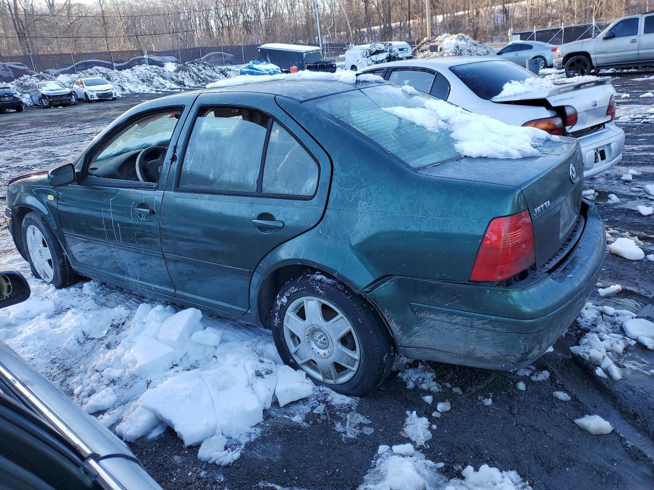 2000 Volkswagen Jetta Glx Green vin: VWTE29M7YM050061