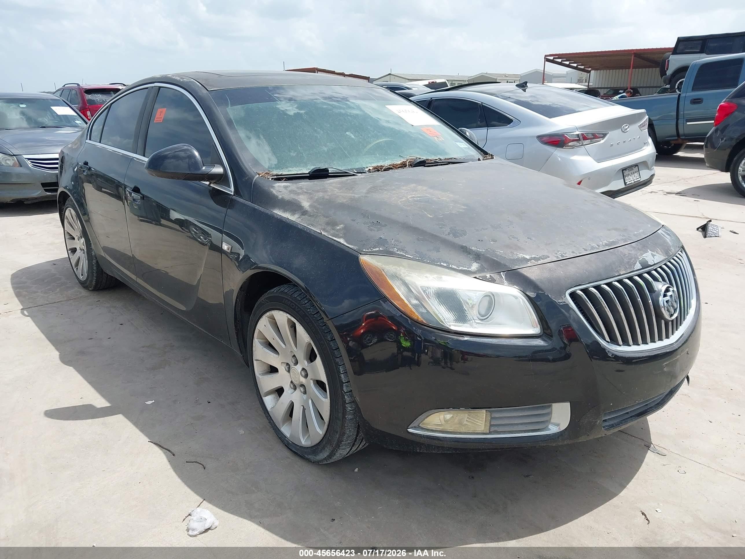 2011 Buick Regal Cxl Turbo Russelsheim Black vin: W04G05GV2B1045199