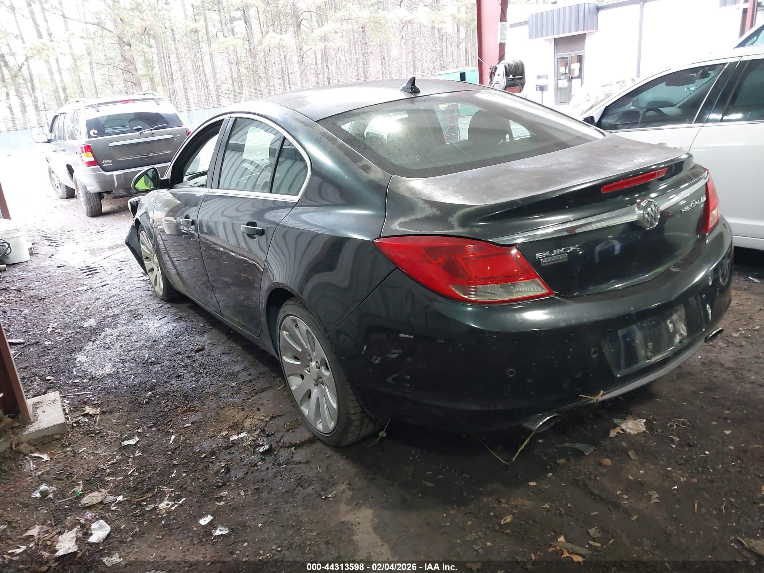 2011 Buick Regal Cxl Turbo Russelsheim Black vin: W04G05GV2B1138014