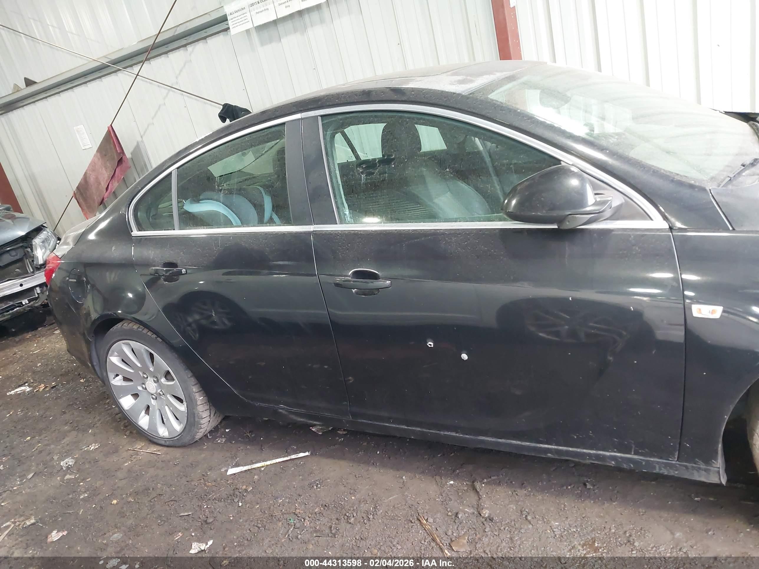 2011 Buick Regal Cxl Turbo Russelsheim Black vin: W04G05GV2B1138014