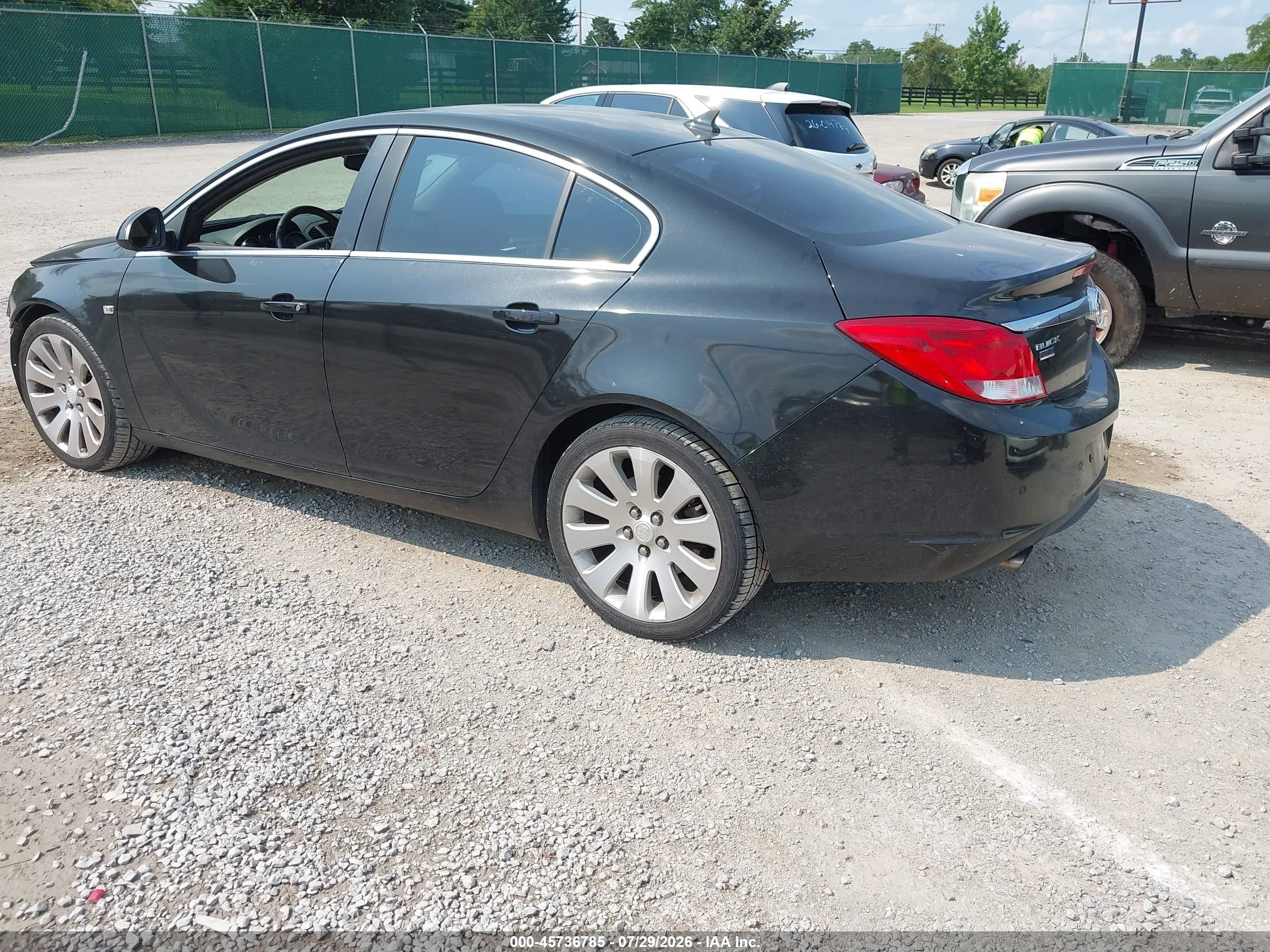 2011 Buick Regal Cxl Turbo Russelsheim Black vin: W04G05GV6B1138436