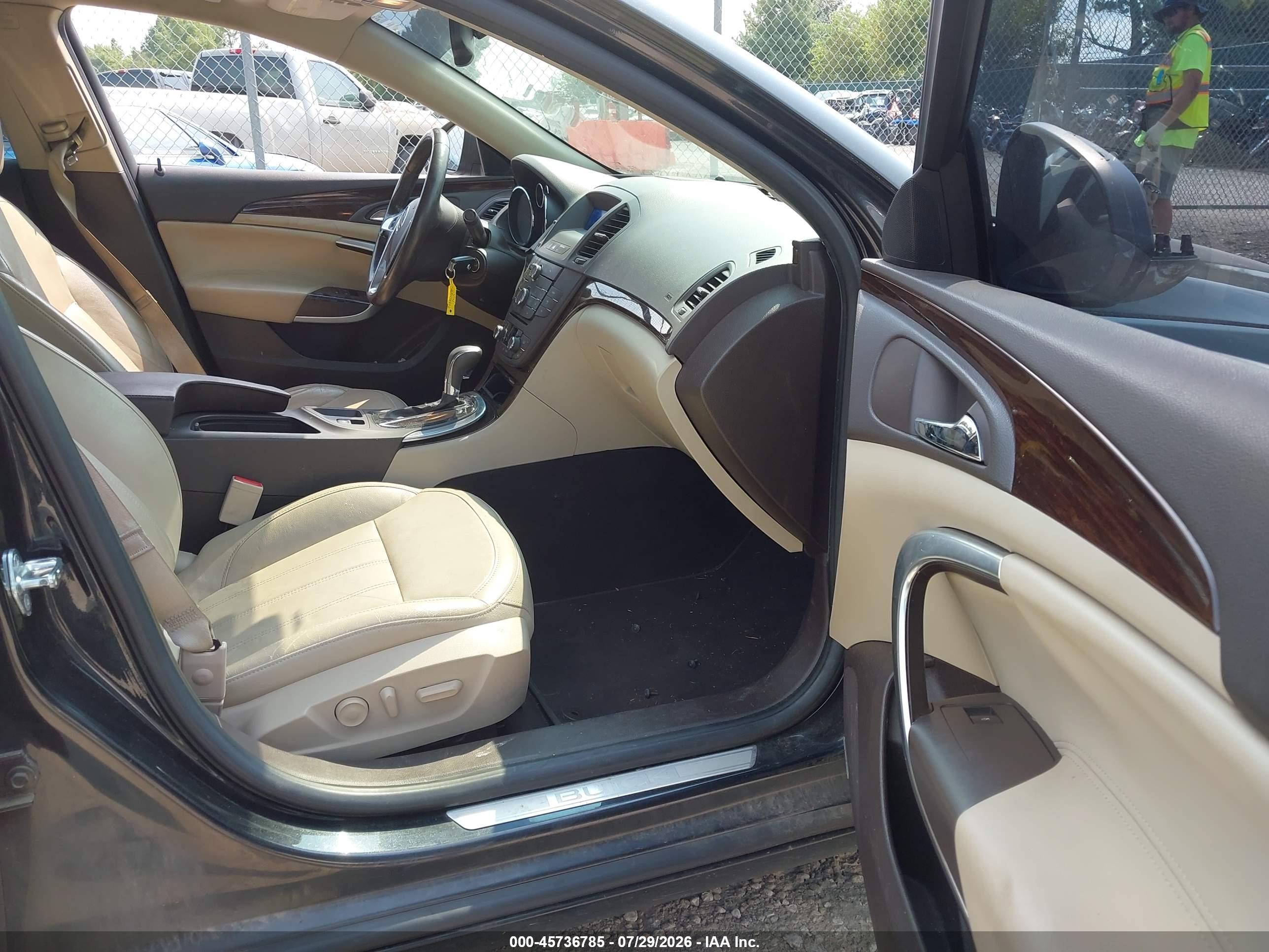 2011 Buick Regal Cxl Turbo Russelsheim Black vin: W04G05GV6B1138436