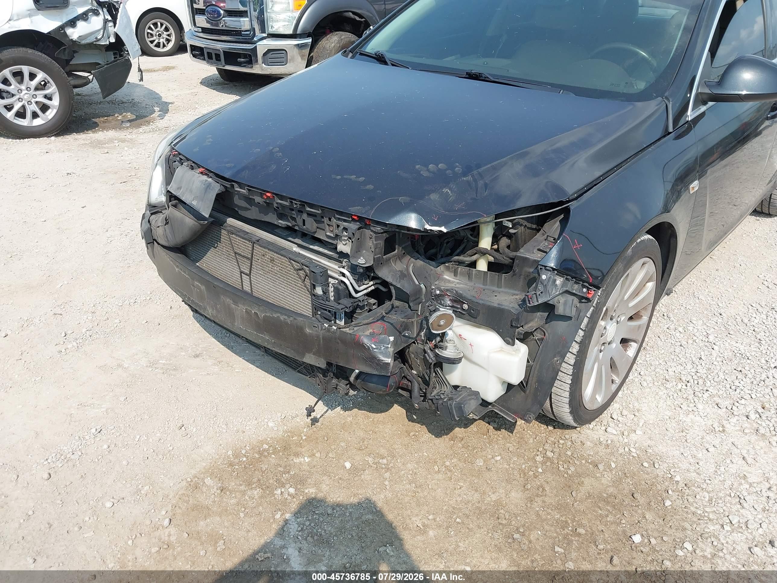 2011 Buick Regal Cxl Turbo Russelsheim Black vin: W04G05GV6B1138436