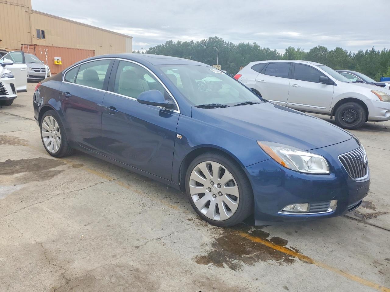 2011 Buick Regal Cxl Blue vin: W04G15GV0B1080126
