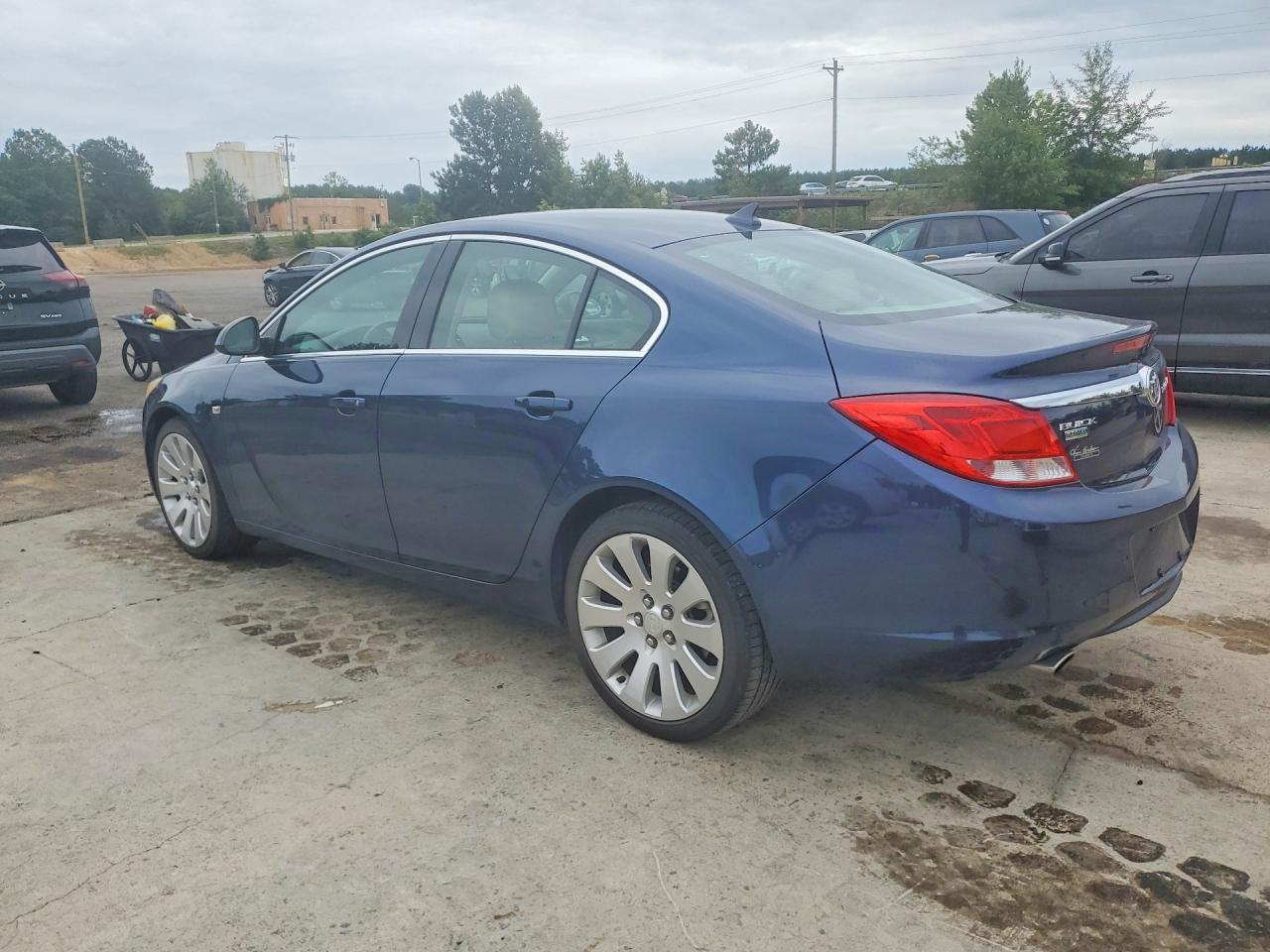 2011 Buick Regal Cxl Blue vin: W04G15GV0B1080126