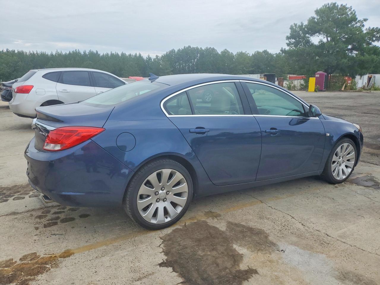 2011 Buick Regal Cxl Blue vin: W04G15GV0B1080126